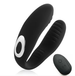 Remote Control USB Rechargeable G-Spot Vibrators For Women Waterproof Clitoral Dildo Vibrator 10 Speed U Shape Sex Toys