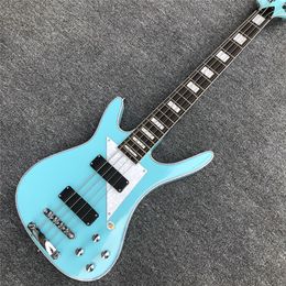 Factory 12 Strings Pale green music Electric Bass Guitar Ebony fingerboard 4 strings and 8 strings Bass Guitar free shipping