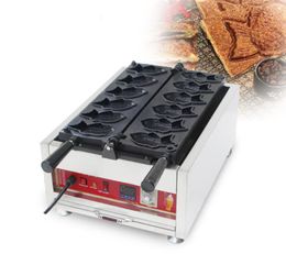 Food Processing Electric 6 Hole Small Fish Waffle Maker Snapper Taiyaki Machine
