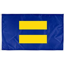 LGBTQ LGBT Human Rights Campaign Equal Flag Equality Flag Flying Hanging 3x5 Ft 90*150cm, free shipping