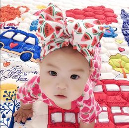 Autumn Fashion Flower Bonnet Hats Turban Cap with Big Bow For Baby Girl Infant Newborn Comfy Bowknot Warm Cute Caps Accessories