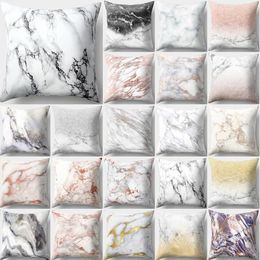 Marble Pattern Geometric Cushion cover Marble Texture Throw Pillow Case Cushion Cover For Sofa Home Decor
