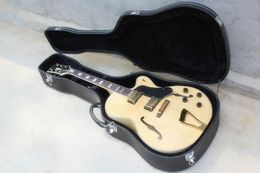 EPI John Lennon Revolution Casino Natural Maple Top 335 Semi Hollow Body Jazz Electric Guitar Korea Metal Tailpiece Dog Ear P 90 Pickups