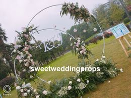 New style comming wholesale latest wedding decoration outdoor indoor lead road backdrop decoration best0526