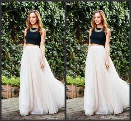2020 New Long Length Layered Tulle Tutu Skirts For Adults Custom Made A-Line Cheap Party Prom Skirts Women Clothing Cheap Free Shipping