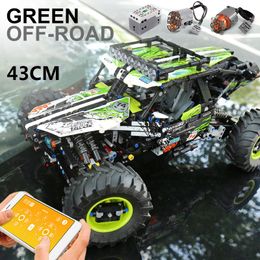 Buggy Remote Control Terrain Off-Road Climbing Truck Building Blocks Technic Series Mouldking 18002 1879Pcs Bricks Children Toys Christmas Birthday Gifts For Kids