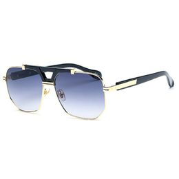 Top Brand designer Big Box Sunglasses Men and Women brand designer sunglasses anti-UV lens men and women high-end gold frame sunglasses