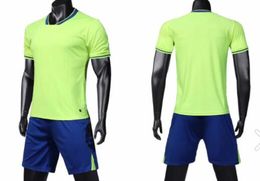 Top 2019 Personality Design Customised Soccer Jerseys Sets With Shorts Custom training Football suit Uniforms kits Sports Men's Mesh wears