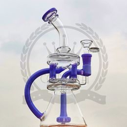 Glass bong New cool 14mm colorful big Smoking Water percolator Pipe tall dab Glass oil rig glass bong