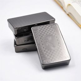 Metal Portable Storage Box Pre-rolled Tool Holder Container Dry Herb Tobacco Case Innovative Design For Cigarette Smoking Hot Cake