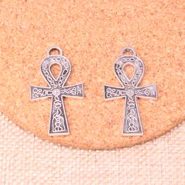 34pcs Charms egyptian ankh life symbol 38*21mm Antique Making pendant fit,Vintage Tibetan Silver,DIY Handmade Jewellery