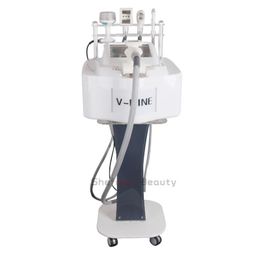 5 in 1 Ultrasonic Cavitation RF Vacuum Roller Slimming Body Shape Face and Body Lift Multi Beauty Machine