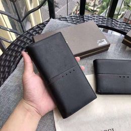 The New 2020 Men's Wallets Long Classic Business Leather Wallet Card In Hand Bag Both Men and Women Purse Luxury Handbags