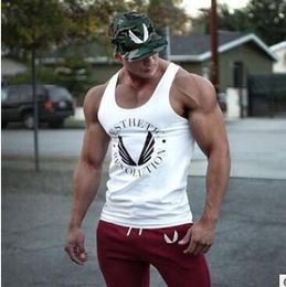 2019 new Brand clothing Fitness Tank Top Men Bodybuilding Muscle sling vest Workout Sleeveless gyms Undershirt Male Clothing M-XXL