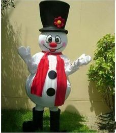 2019 Discount factory sale EVA Material snowman Mascot Costumes walking cartoon Apparel Custom made Adult Size