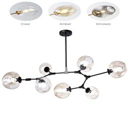 New Vintage magic hanging light stylish sphere ball industrial LOFT Iron droplight Black Gold tree classic modern LED pendant lamp