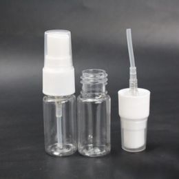 Large Stocks Small Plastic PET Spray bottles 10ml Cosmetic Sanitizer Alcohol Empty Perfume Bottles With Sprayer Pump