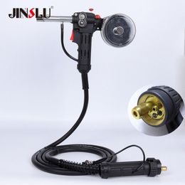 10Ft 3 Metres MIG Welder Spool Gun Wire Feeder Aluminium Welder Use Standard Spool with Euro Connexion 24V DC Motor