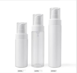High Quality Plastic 100ml 120ml 150ml Lotion Pump Bottle for Water Women Makeup clear Lid Container