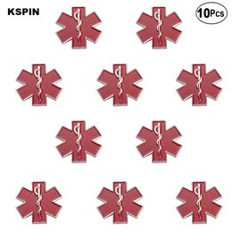 Red Nursing Amusing Lapel Pin Flag badge Brooch Pins Badges 10Pcs a Lot