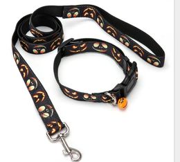 halloween pet supplies small and mediumsized pet bell collar halloween cat and dog collar traction belt leashes ubisex custom wholesale