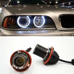 2Pcs 20W LED Angel Eyes Halo Marker Ring Light Bulb Canbus For BMW E39 E53 E60 E61 E63 E64 E65 E66 E87 525i 530i 545i M5