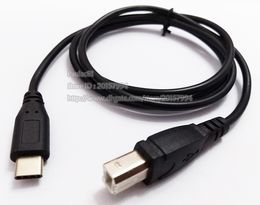 Type C male to USB B Male Connector Date Cable For OTG Smart Android Phone Tablet Computer Keyboard Electric Piano etc./2PCS