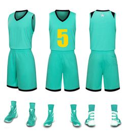 2019 Mens New Blank Edition Basketball Jerseys Custom name custom number Best quality size S-XXXL GREEN WHITE BLACK BLUE FG5181