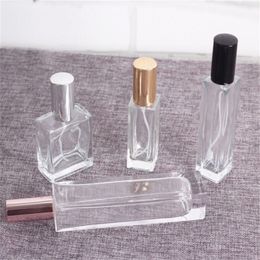 5ml 10ml 15ml Spray Perfume Bottle Refillable Atomizer Empty Glass Bottles Portable Cosmetic Containers For Travel Car Decor