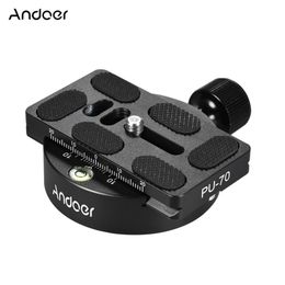 Acouto Tripod Quick Release Clamp CL-90N Aluminum Alloy Quick Release Plate Clamp CNC Machining for Tripod Monopod Compatible for AS RRS Accessory
