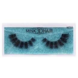 Handmade thick mink lashes natural long 3D mink fur hair false eyelashes 10 styles available eyelashes extensions DHL Free