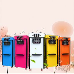 High quality and low price ice cream machine Colour can be Customised three Flavours of soft ice cream maker