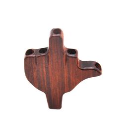 Cross-border New Red Sandalwood Five-hole Pipe Palm Modelling Creative Tobacco Tool