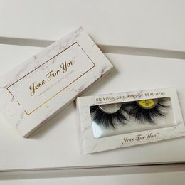 25 mm long 3D mink hair false eyelashes to make eyelash lengthening version by hand 60 sets DHL