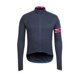 Mens Rapha Pro Team Cycling Long Sleeve Jersey MTB bike shirt Outdoor Sportswear Breathable Quick dry Racing Tops Road Bicycle clothing Y21042116