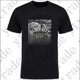 Nowe Black Mens Topy Outdoor T Shirts Solid Odzież Gyms T-Shirt Mens Black Casual City Koszulki