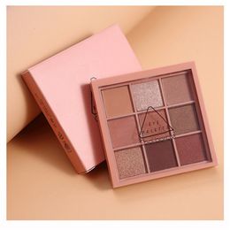 2020 NEW Makeup Eyeshadow Palette Kit Burgundy Eye Shadow Matte Satin Eyes Pro Color 9 Compact High Quality Cosmetic DHL Free Shipping