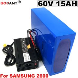 60V 15AH Electric Bicycle Lithium battery For Original Samsung 18650 16 Series 60V 1000W 1500W E-bike Lithium battery