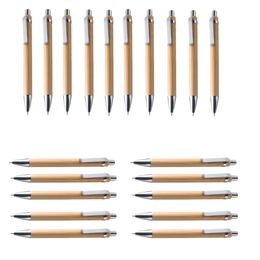 Luffa Ballpoint Pen Sets Misc. Quantities Bamboo Wood Writing Instrument (20 Set)