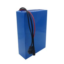 Free shipping 2000W 52V 26AH lithium battery 51.8V 52V ebike batteries use Panasonic 2900mah cell With 50A BMS 2A Charger