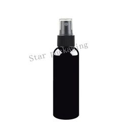 50pcs 200ml black empty PET bottles,refillable setting spray plastic container PET,200cc black plastic spray bottles