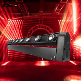 -LED -Bar Strahl bewegtes Kopflicht RGBW 8x12W Perfekt für mobile DJ -Party -Nachtclub -Bar
