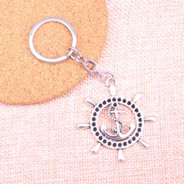 rudder anchor helm KeyChain, New Fashion Handmade Metal Keychain Party Gift Dropship Jewellery