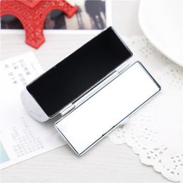 Blank Metal Lipstick Box with Mirror Inside Portable Jewellery Gift Box Lipstick Packaging Case Wholesale W9478