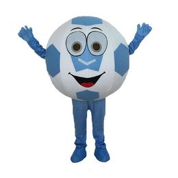 Halloween football Mascot Costume Top Quality Cartoon Mr. Football Anime theme character Christmas Carnival Party Costumes