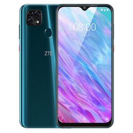 Original ZTE Blade 20 Smart 4G LTE Cell Phone 4GB RAM 128GB ROM Helio P60 Octa Core 6.49" Full Screen 16MP Fingerprint ID Face Mobile Phone