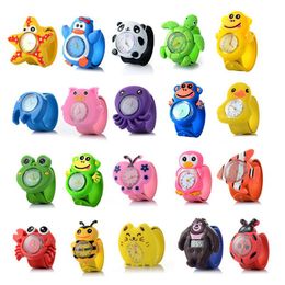 Children Watches 3D Cartoon Kids Clock Quartz Watches for Girls Boys Relogio Montre Baby Kids Slap Cartoon Watch