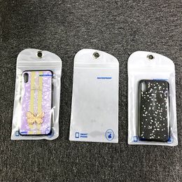 Wholesale High Quality Custom Waterproof Plastic Bag For Cell Phone Case Pudding Retail Bags For Mobile Phone Cover