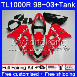 +Tank For SUZUKI SRAD TL1000R 1998 1999 2000 2001 2002 2003 304HM.41 TL 1000R TL1000 R Light red stock TL 1000 R 98 99 00 01 02 03 Fairing