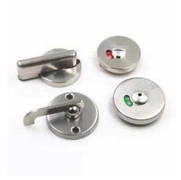 Public lavatory bathroom partition hardware/thickened stainless steel door lock flat door folding door direct mail free